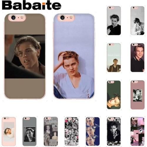 Babaite dicaprio leo young leonardo Novelty Fundas Phone Case Cover For iPhone8 7 6 6S Plus X XSMAX 5 5S SE XR 11 11pro 11promax
