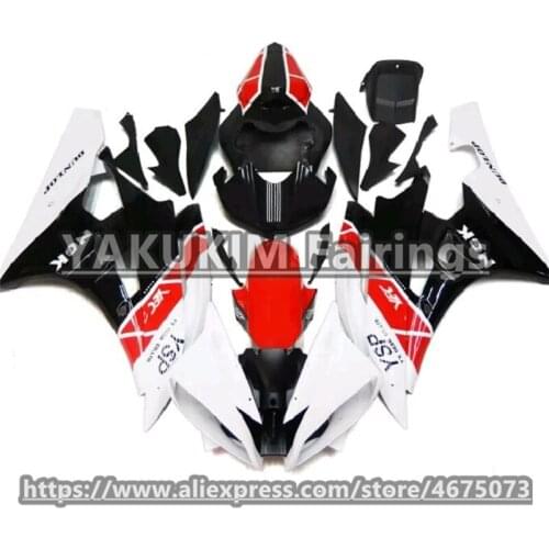 ABS Injection Fairings For YAMAHA R6 2006 2007 Motorcycle Fairing YAMAHA YZF R6 2006 2007 Bodywork fairing Custom Cowlings YZFR6