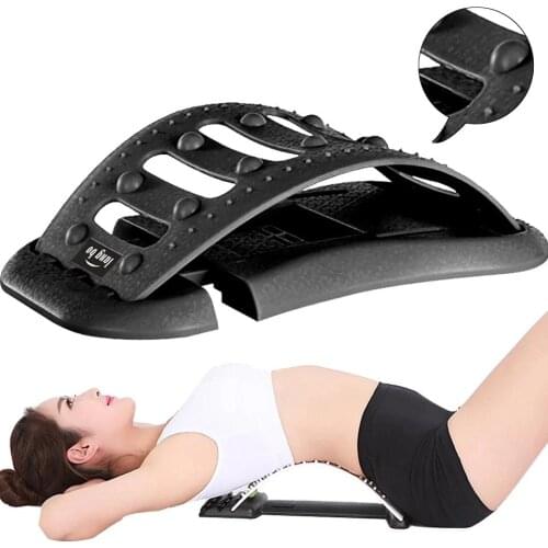 Back Massage Shiatsu Supporter Stretch Relax Muscles Relieve Spine Pain Maintain Good Health Lumbar Supporter Massage Stretcher
