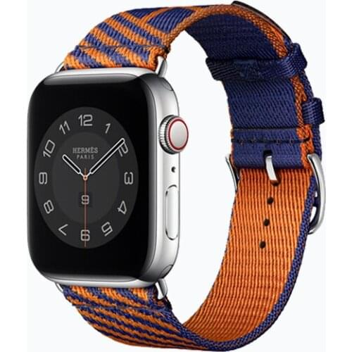 Band For Apple Watch strap 44mm 40mm 42mm 38mm 44 mm Jumping Single Tour Woven Nylon Nice Bracelet iwatch serie 5 4 3 se 6