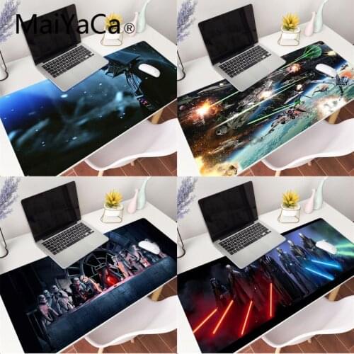 MaiYaCa 80X40cm Star Wars Battlefront Rubber Pad to Mouse Gaming Accessories Mousepad Mouse Mat Desk Keyboard xxl Mouse Pad Game