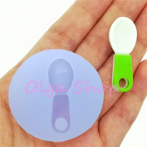 FYL810 36.4mm x 13.7mm Silicone Mold Fondant Cake Decoration Candy Resin Clay Earrings Necklace Craft Soap Candle FOOD SAFE