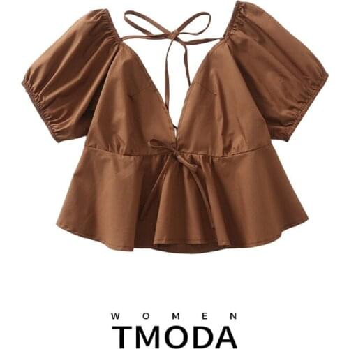 Блузки с баской T MODA China At AliExpress