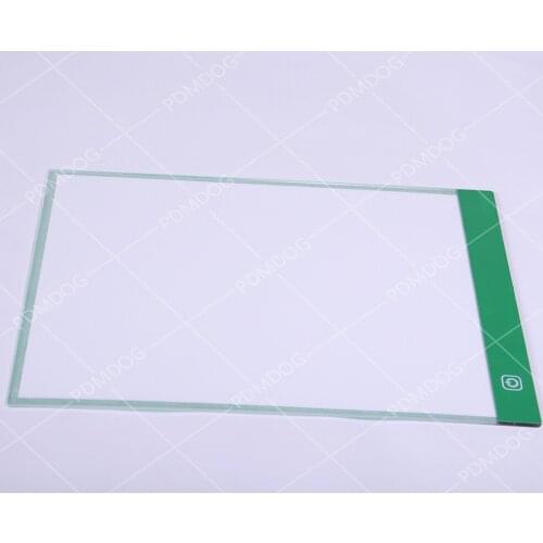 Green A4 LED Light Pad for Diamond Painting, USB Powered Light Board Kit, Adjustable Brightness with Detachable Stand and Clips