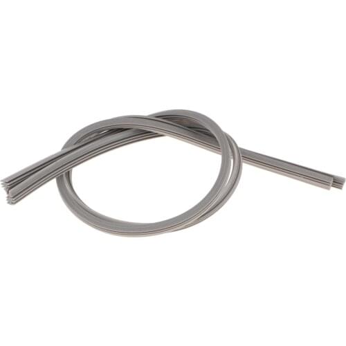 1 Pair Universal Car Bracketless Windshield Wiper Blades Soft Silicone Strips