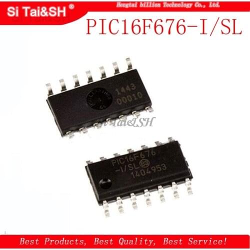 2pcs/lot PIC16F676 PIC16F676-I/SL SOP14