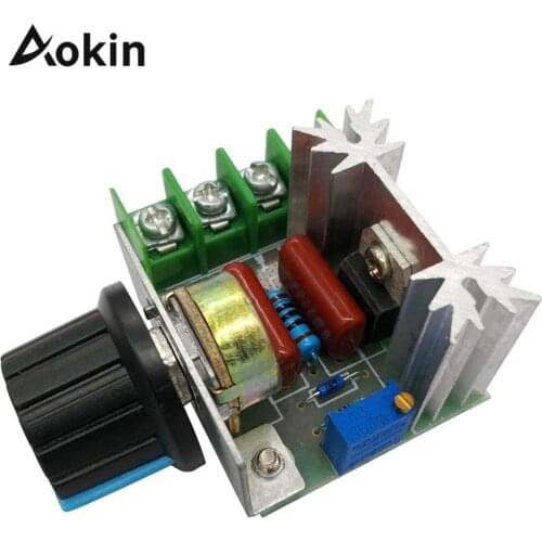 2000W 50-220V AC 25A SCR Motor Speed Controller Adjustable PWM Voltage Regulator Temperature Motor Switch Module