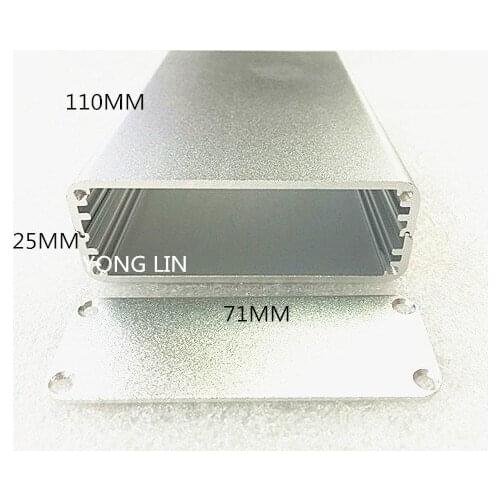 5pcs Aluminum box 71*25-110mm/Outlet Box/Junction box/ Mobile power shell/Aluminum shell