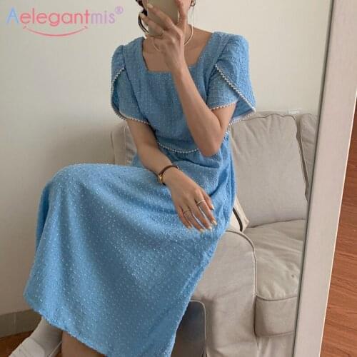 Aelegantmis Short Sleeve Dresses
