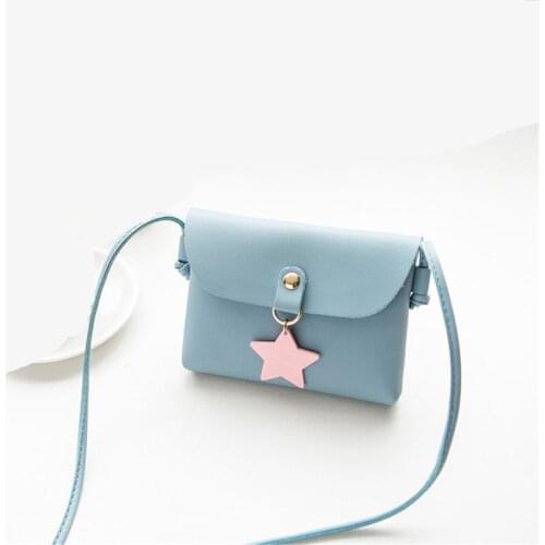 C5AA Newest Style Fashion Kid Girl PU Leather Crossbody Small Bag Body Cross Bag Shoulder Bag
