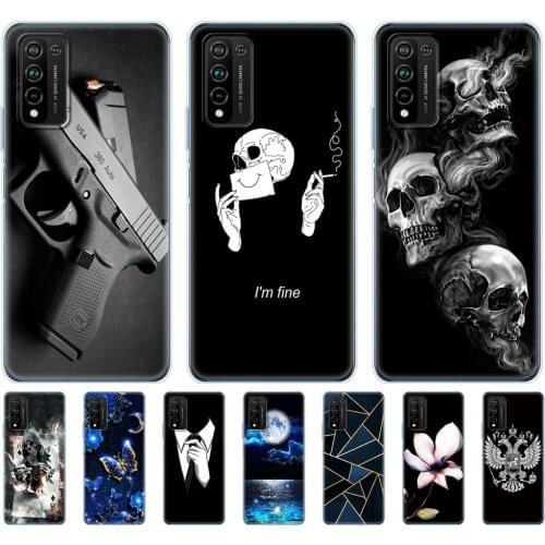 For Honor 10X Lite Cases Silicon TPU Soft Back Covers Phone Case For Huawei Honor 10X Lite Bumper 10X Lite Funda Etui Bag Shell