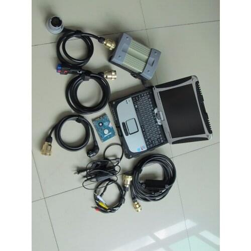 Mb star c3 diagnosis with software with laptop cf-19 touch screen 120gb hdd ready to use