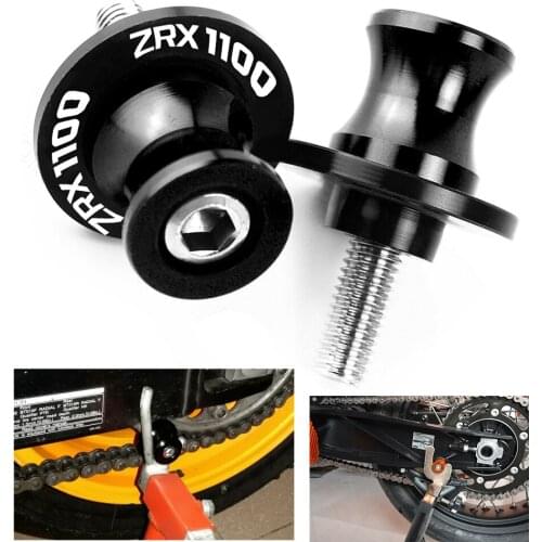 For Kawasaki ZRX1100 1999-2000 ZRX 1100 Ninja Motorcycle Swingarm Spools Slider 10MM Swing Screw Sliders Spools Stand Arm