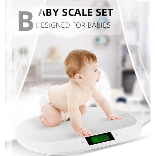 Newborn weight electronic scale with tape measure 20kg mini baby scale weighing height measuring instrument