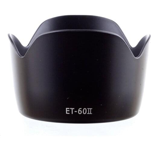 ET-60 II 58mm ET-60II Lens Hood Reversible Camera Accessories for Canon 55-250MM 75-300MM 90-300MM