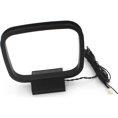 1PC AM Radio Loop Antenna Frame 2000 mm Cable Wire Port Plug Connector Foldable Antenna Base Signal Receiving Line Aerial