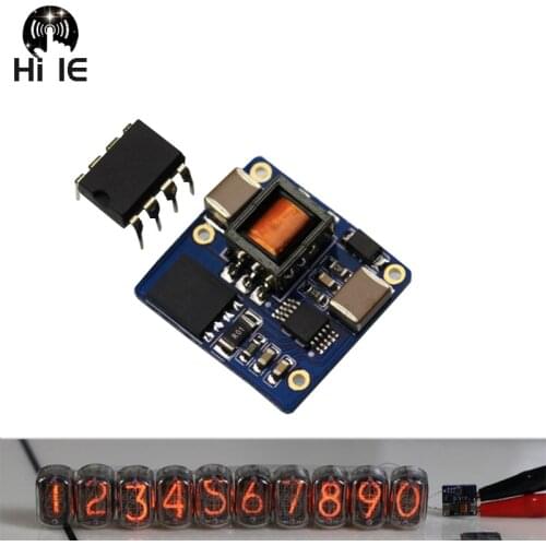 NCH8200HV High Voltage Boost Module Board DC Power Glow Tube Clock for Nixie Tubes Support Lithium Battery 5V USB Input