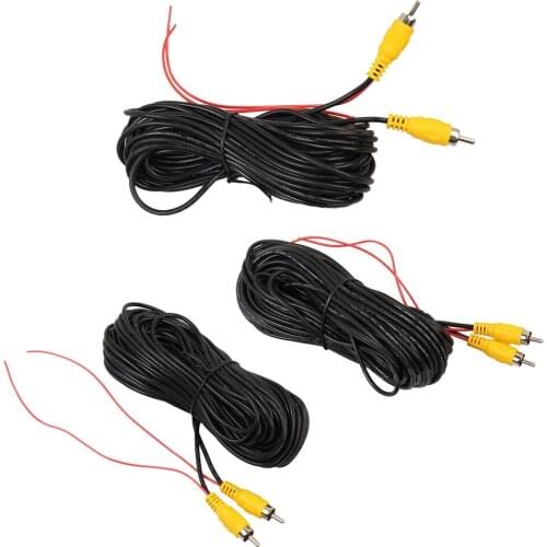 Reverse Rear View Parking Camera Video RCA Extension Cable Car Wire