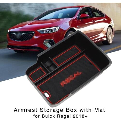 Armrest Storage Box Holder for Buick Regal 2018 2019 2020 Interior Organizer Central Console Glove Tray