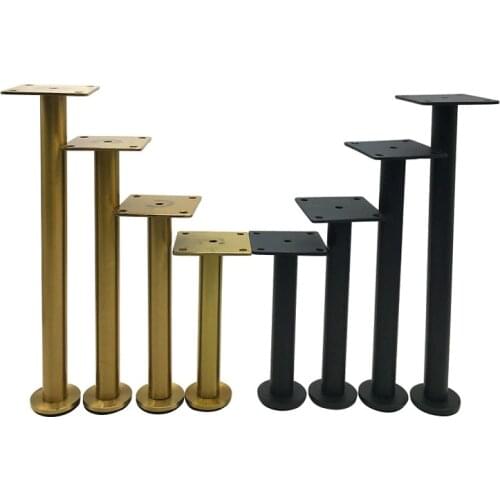 Adjustable furniture legs Titanium gold Stainless Steel Cabinet Sofa Bed dining table leveling Feets furniture Replacement parts