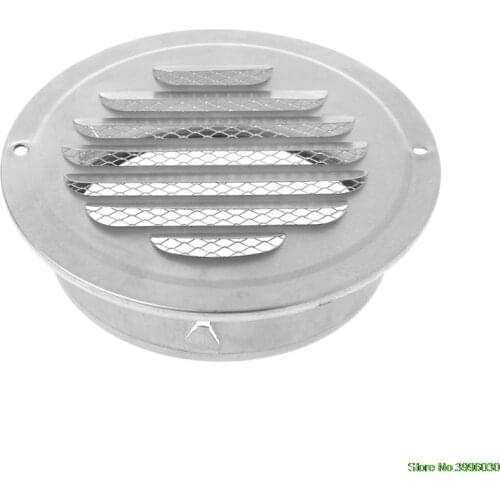 Stainless Steel Exterior Wall Air Vent Grille Round Ducting Ventilation Grilles