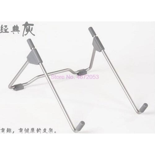 200pcs Folding Portable Laptop Stand Viewing Angle/Height Adjustable Aluminum Alloy Bracket Support 10-17inch Notebook
