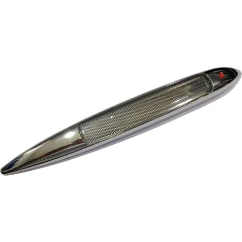 Solar Energy LED Car Auto Sticker Decal Warning Light Taillights Magnetic Shark Gills Safety Precaution