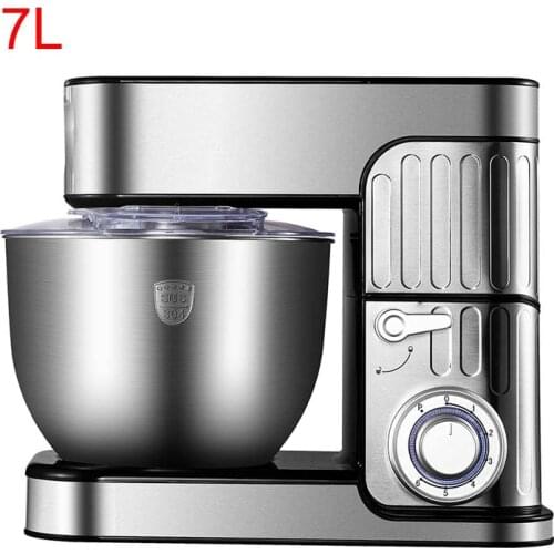 Stand Mixer Stainless Steel Bowl 6-speed Kitchen Food Blender Cream Egg Whisk Cake Dough Kneader Bread Mixer Maker Metal gear