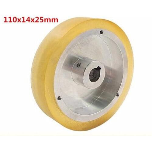 CNC Wire EDM Machine Tension Wheel Roller 110x14x25mm For EXCETEK Machine Service