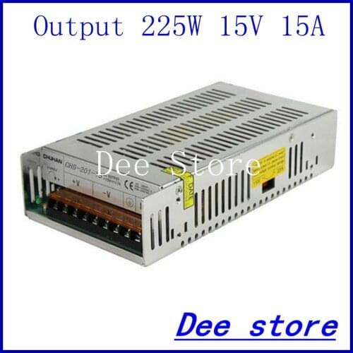 Led driver 225W 15V 15A Single Output Switching power supply unit for LED Strip light AC-DC Converter