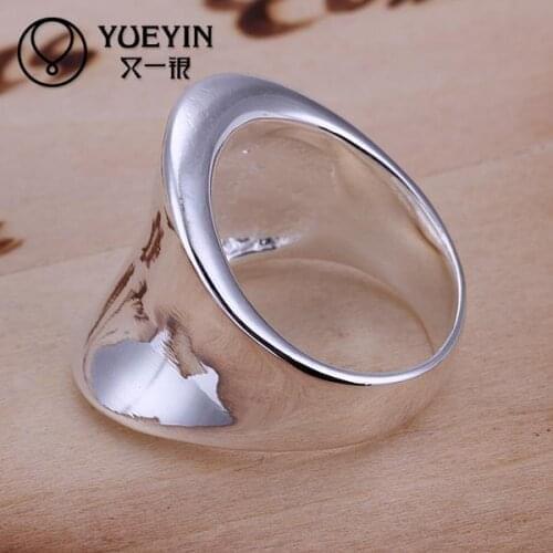 New Design fashion rings Wholesale silver plated rings for women wedding party fashion jewelry Nickle free Inlaid stone