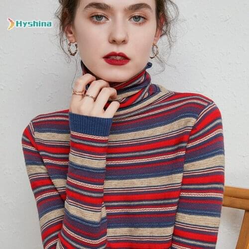 Striped Sweater for Women Large Size