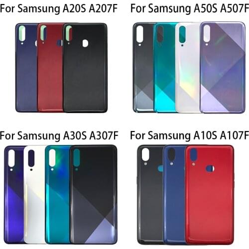10Pcs/lot Replacement Glass Battery Back Cover Case For Samsung A10S A20S A30S A50S