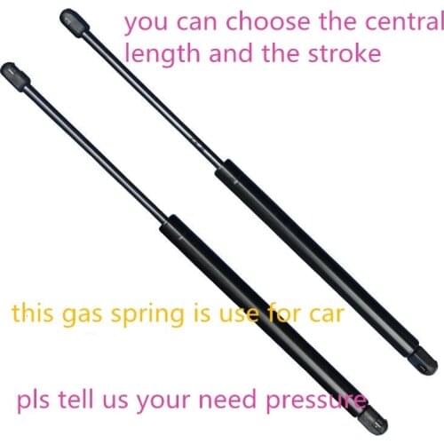 2pcs/lot 50N to 800N force 200-580mm central distance,60-240mm stroke, pneumatic Auto Gas Spring, Lift Prop Gas Spring Damper