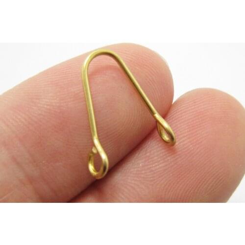 Brass earring charms brass finding 15x13x0.9mm U V shape brass wire connect geomertic charm -12pcs R1379
