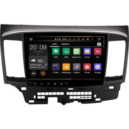 Bluetooth Wifi Radio Video Player 10.1'' IPS HD Android 8.0 Octa Core 4GB RAM Car GPS Navigation For Mitsubishi Lancer 2007-2016