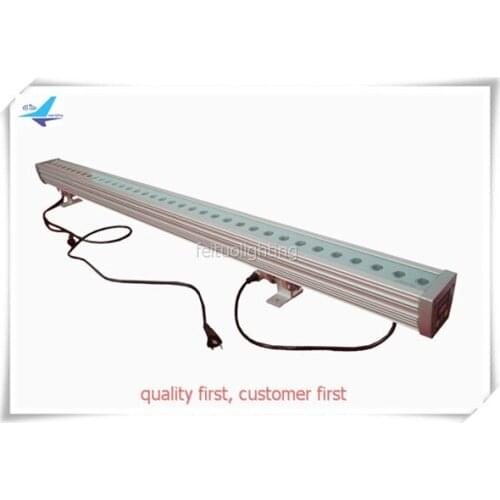 Free shipping 16 pcs 36 x 3W RGB led bar wall washer lighting waterproof IP65 outdoor Floodlight DMX512 Bar light