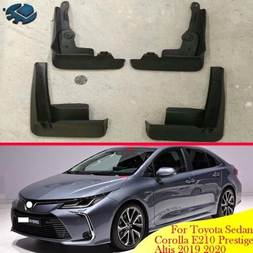 For Toyota Sedan Corolla E210 Prestige Altis 2019 2020 Car Accessories Mud Flaps Splash Guards Fender Mudguard 4PCS