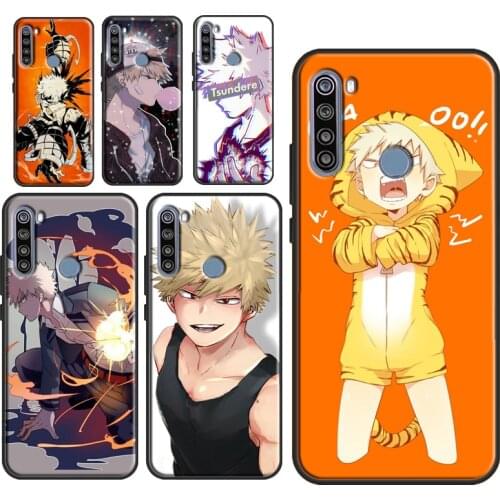 Katsuki Bakugo My Hero Academia Case For Redmi Note9 Pro Note8 Pro Note 7 8T 9S Funda For Redmi 9 9C 9A 8A 7A Cover