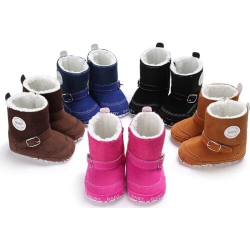 DOGEEK Warm Winter Baby Girl Boy Snow Boots Infant Toddler Snow Boots Newborn Warm Anti-slip Soft Sole Shoes Fashion Anti-dirty