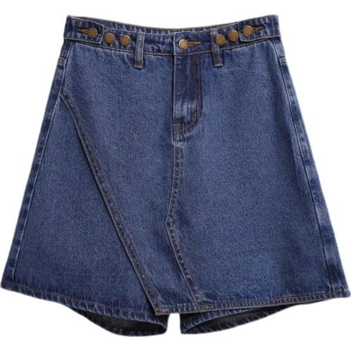 Denim Wide-Legged Plus Size 5Xl Large Fashion High Waist Summer WomenS Casual Clothing Sports Fitness Shorts Skirts 2021