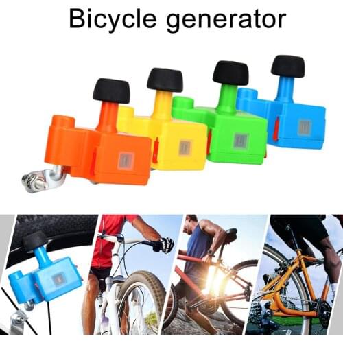 Bicycle Generator Mobile Dynamo Bicycle Bike 5V 1A Output Built-in 1000mAh Battery Night Riding Tool YS-BUY