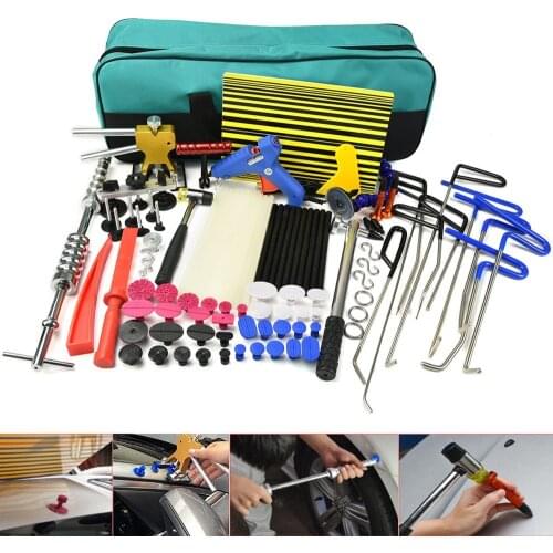 Tools Rod Hooks Dent Puller Hail Damage Repair Car Dent Removal slide hammer Paintless Dent Repair Tools Kit hand tools