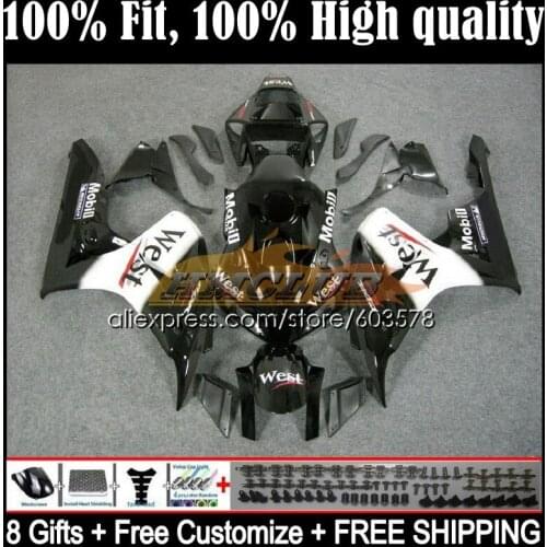Injection Body For HONDA CBR 1000 RR CC CBR 1000RR 1000CC 49CL.24 CBR1000RR 06 07 CBR1000 RR 2006 2007 OEM Fairing Black west
