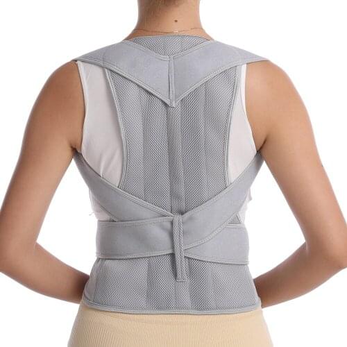 Men&Women Shoulder Bone Posture Corrector Upper Back Support Belt Straightener Lumbar Brace Stop Slouching Back Trainer Corset