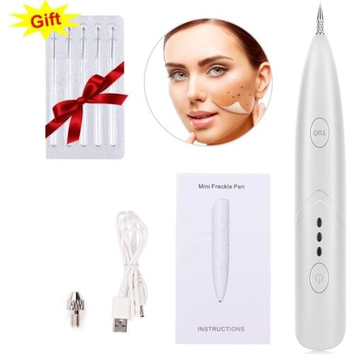 Skin Care Laser Mole Tattoo Freckle Removal Pen Sweep Spot Mole Removing Wart Dark Spot Remover USB Plasma Pen Beauty Care