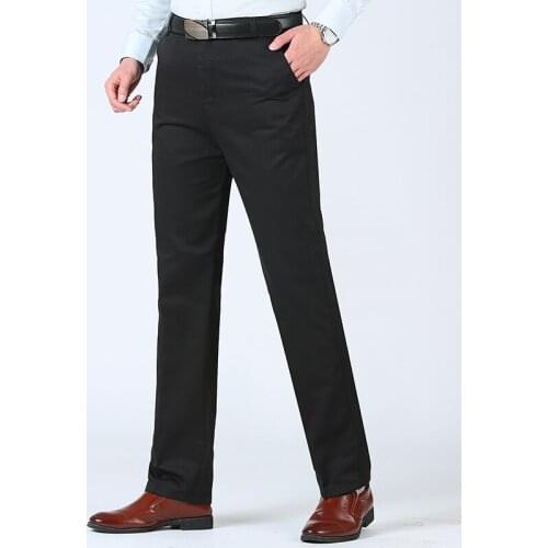 2020 Summer Business Men Office Pants Slim Fit Suit Trousers For Men Formal Classic Mens Dress Pantspantalones De Vestir