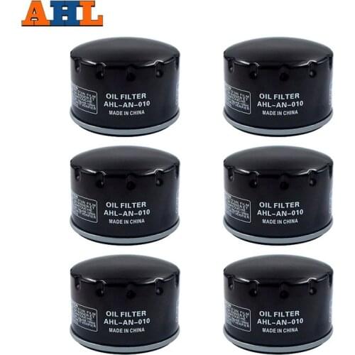 6PCS AHL Oil Filter For BMW F650GS F700GS F800GS F800GT F800ST F850GS K1200 K1300 GT / R / S RS R1200GS R1200R S1000RR S1000R