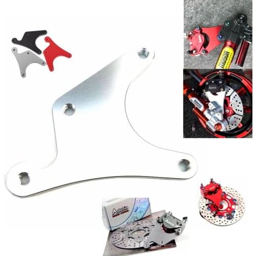 Motorcycle Electric Scooter 84mm Front Brake Crab Caliper Bracket Adapter For 220mm Brake Disc For Yamaha BWS Niu N1/N1S etc