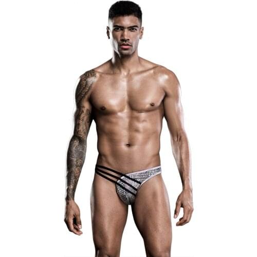 2020 Role Play Mens Sexy Sports Briefs,Gay Bar Dance Perform T-back Costume